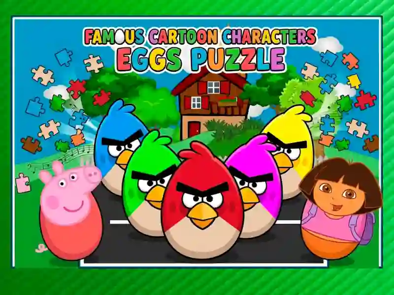 Gioco Famous Cartoon Characters Eggs in linea