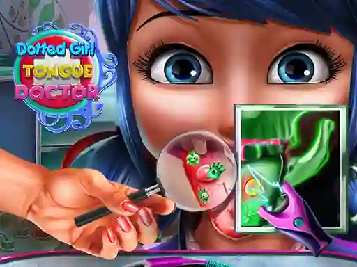 Gioco Dotted Girl Tongue Doctor in linea