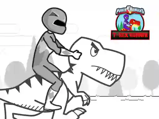 Gioco Power Rangers T-Rex Runner in linea