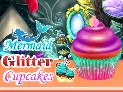 Gioco Mermaid Glitter Cupcakes in linea