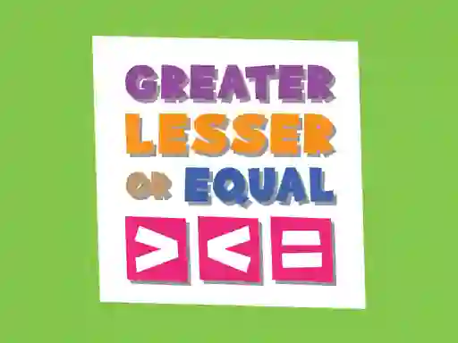 Gioco Greater Lesser Or Equal in linea