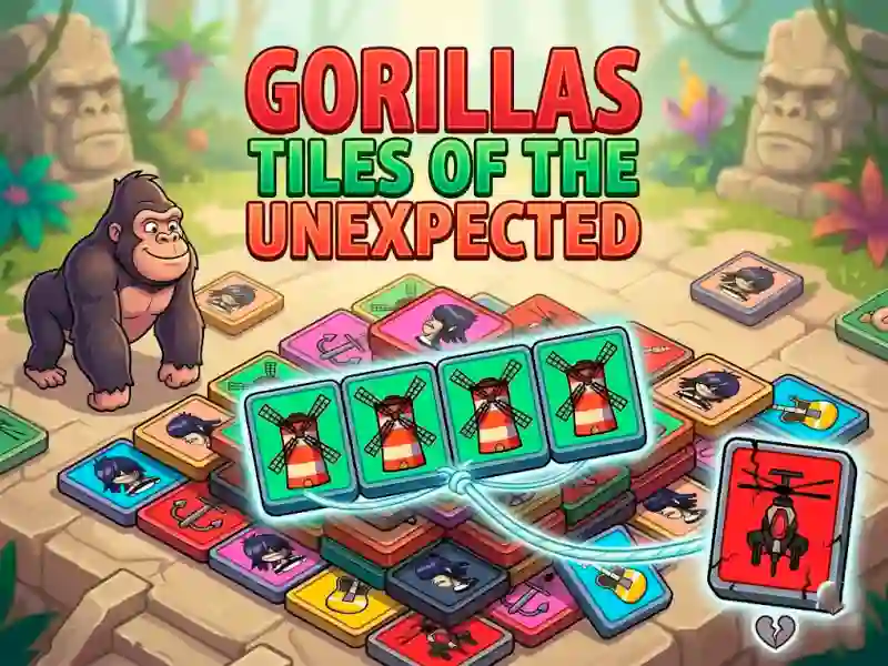 Gioco Gorillas Tiles Of The Unexpected in linea