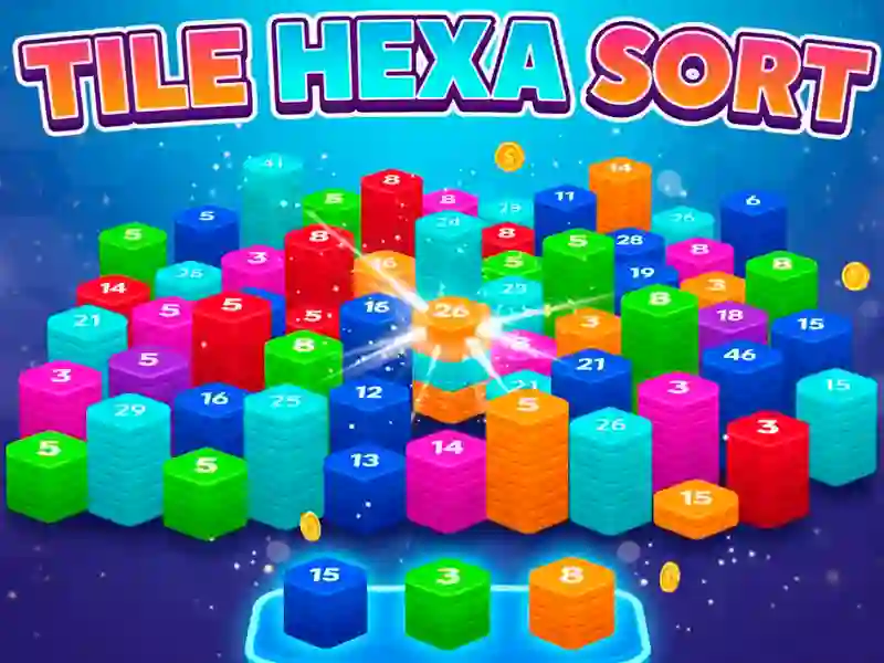 Gioco Tile Hexa Sort in linea