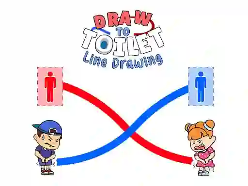 Gioco Draw To Toilet Line Drawing in linea