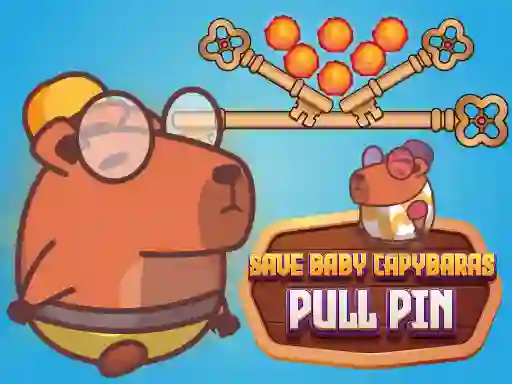 Gioco Save Baby Capybaras Pull Pin in linea