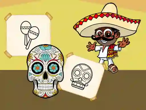 Gioco Crazy Mexican Coloring in linea