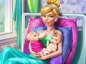 Gioco Cinderella Twins Birth in linea