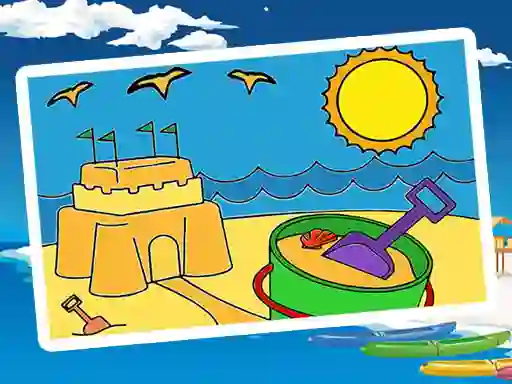 Gioco Summer Coloring Pages in linea