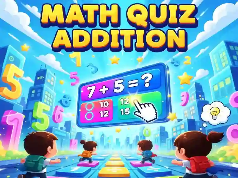Gioco Math Quiz Addition in linea