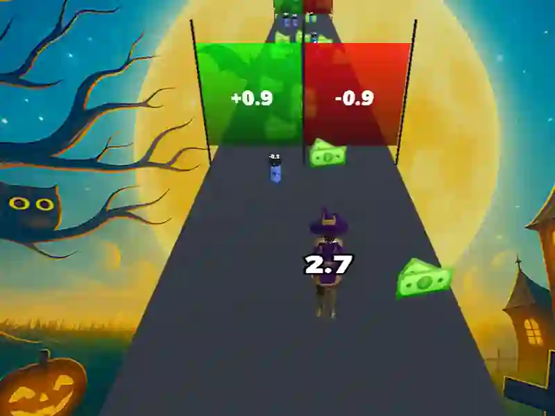 Gioco Crazy Runner Witch Halloween in linea