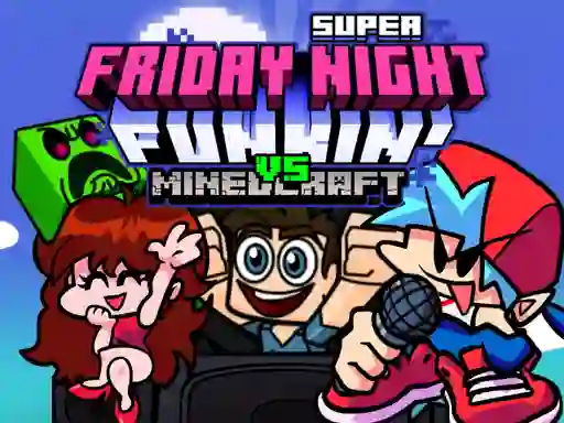 Gioco Super Friday Night Funkin Vs Minecraft in linea