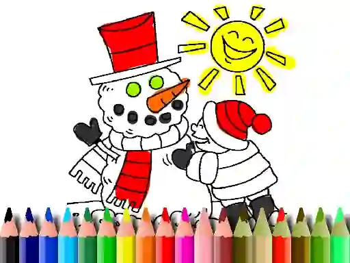 Gioco Back To School: Winter Time Coloring in linea