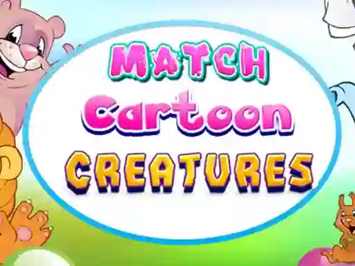Gioco Match Cartoon Creatures in linea