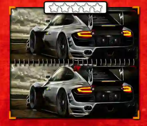 Gioco Racing Cars 25 Differences in linea