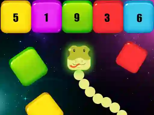 Gioco Snake Blocks and Numbers in linea
