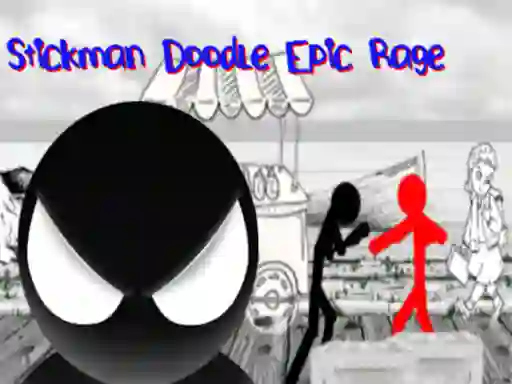 Gioco Stickman Doodle Epic Rage in linea