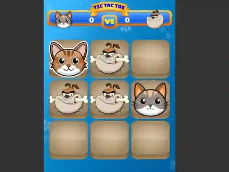 Gioco Tic Tac Toe Cat in linea