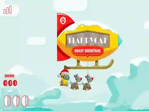 Gioco FlappyCat Crazy Christmas in linea