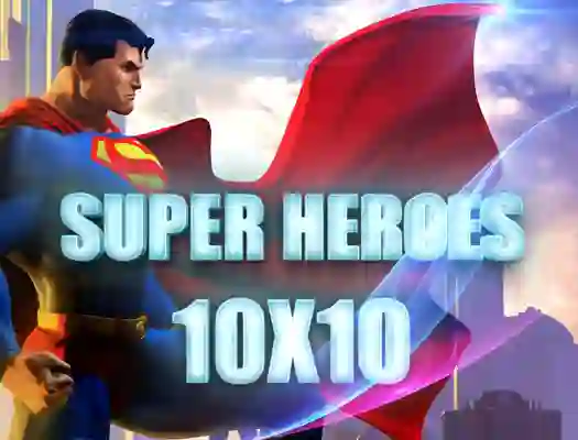 Gioco Super heroes 10х10 in linea