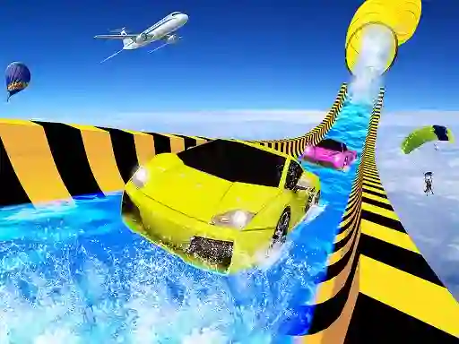 Gioco Water Slide Car Racing Adventure 2020 in linea