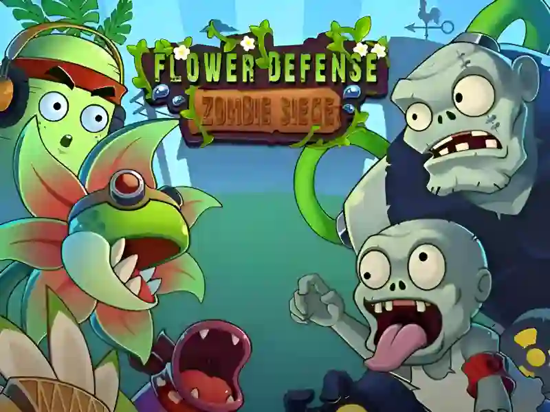 Gioco Flower Defense Zombie Siege in linea
