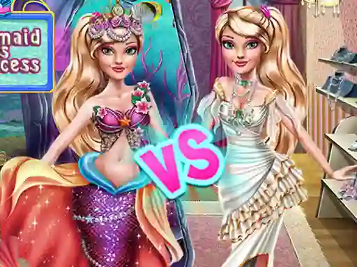 Gioco Ellie Mermaid vs Princess in linea