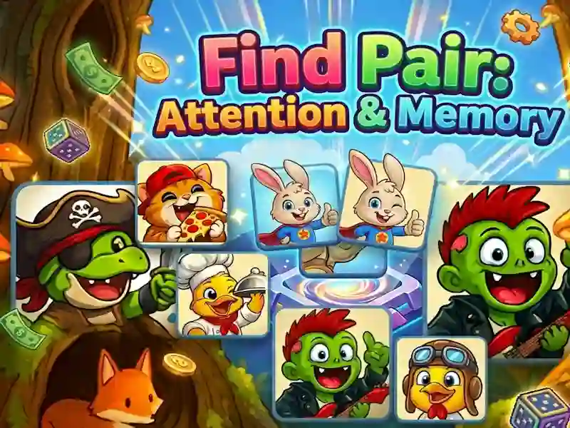 Gioco Find Pair: Attention & Memory in linea
