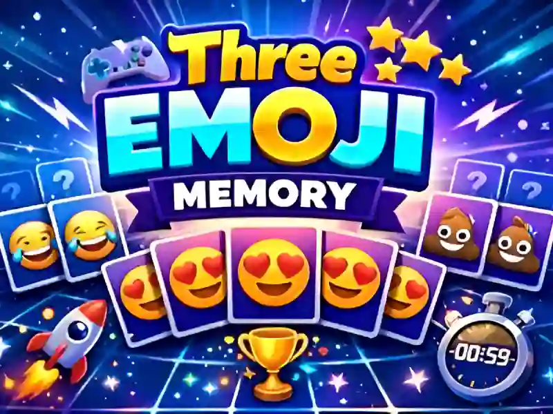 Gioco Three Emoji Memory in linea