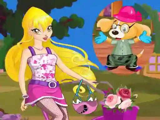 Gioco Winx Stella and Puppy in linea