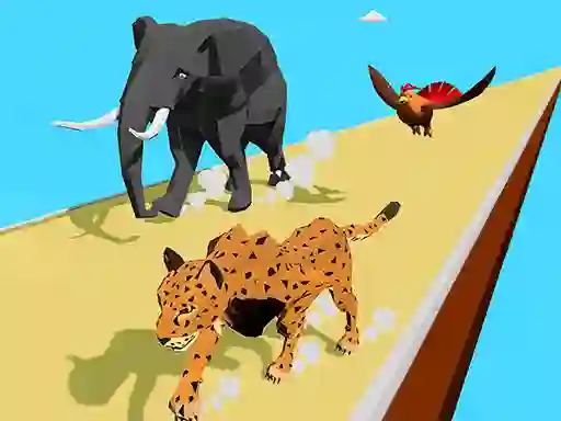 Gioco Animal Transform Race 3D in linea