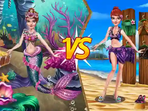 Gioco Mermaid vs Princess Outfit in linea