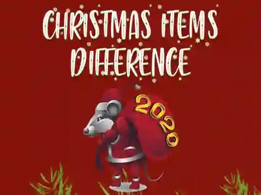 Gioco Christmas Items Differences in linea