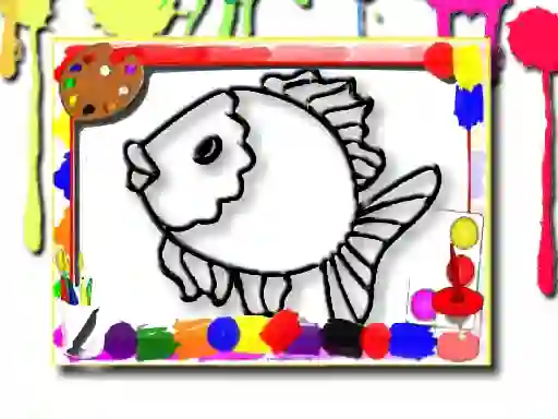 Gioco Fish Coloring Book in linea