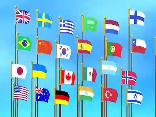 Gioco Flag Puzzle Jam: Collect Flags in linea