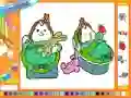 Gioco Online coloring baby twins in linea