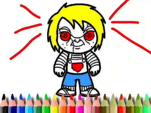 Gioco Scary Boy Coloring Book in linea
