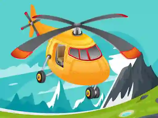 Gioco Helicopter Jigsaw in linea