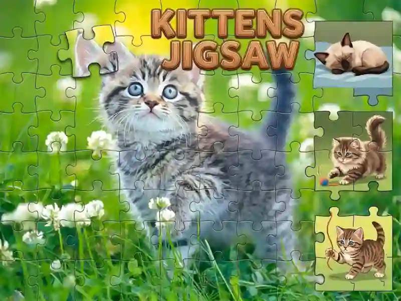 Gioco Kittens Jigsaw in linea