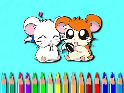 Gioco Hamster Coloring Book in linea