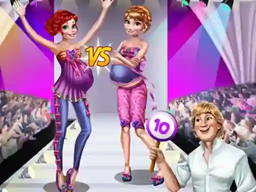 Gioco Pregnant Princesses Catwalk Show in linea