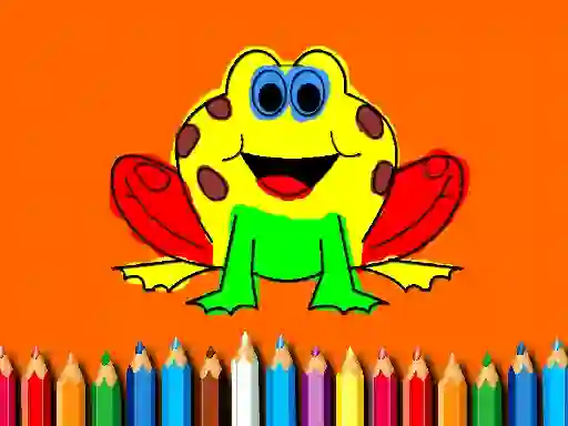 Gioco Back To School: Frog Coloring Book in linea