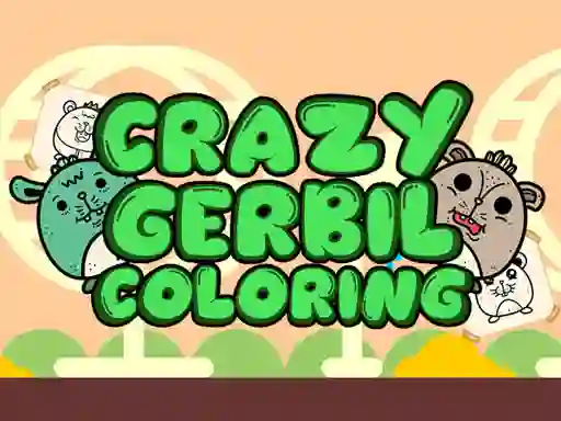 Gioco Crazy Gerbil Coloring in linea
