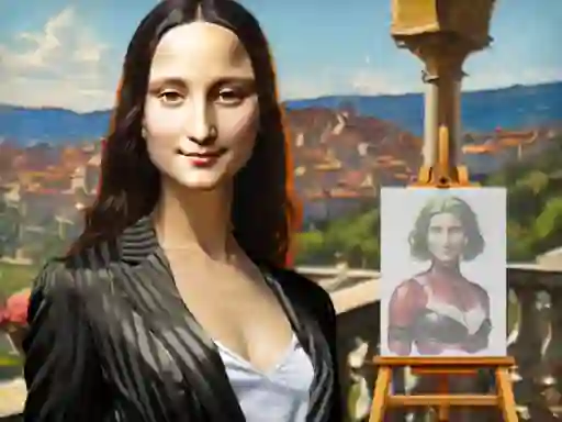 Gioco Mona Lisa Fashion Experiments in linea
