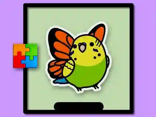 Gioco Cute Budgie Puzzle in linea
