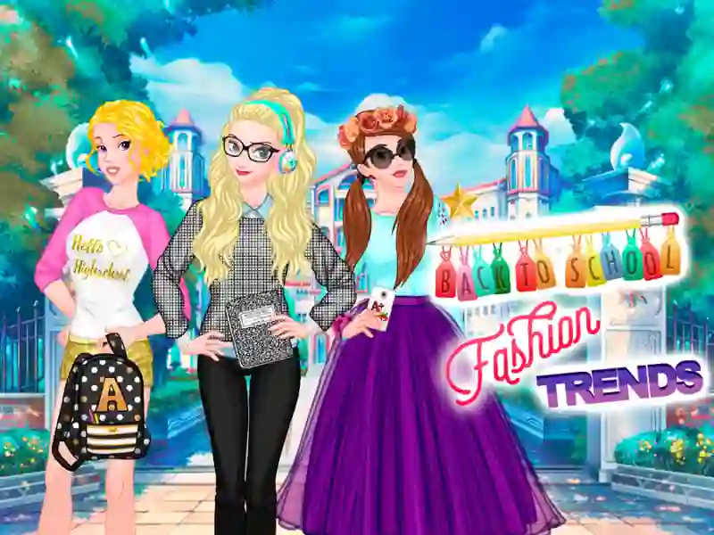 Gioco Back To School Fashion Trends in linea