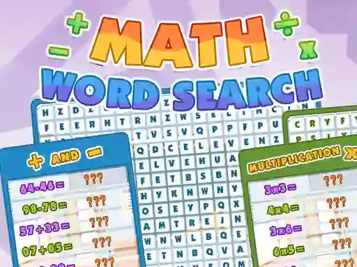 Gioco Math Word Search in linea
