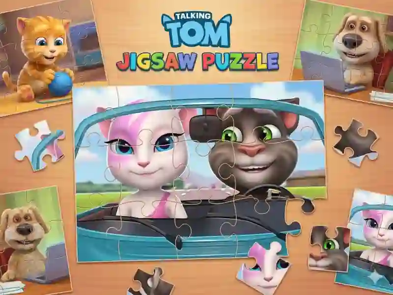 Gioco Talking Tom Jigsaw Puzzle in linea