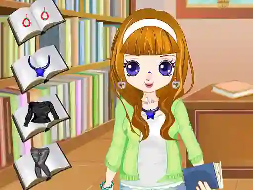 Gioco Library Girl Dressup in linea