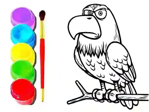 Gioco Eagle Coloring Book in linea