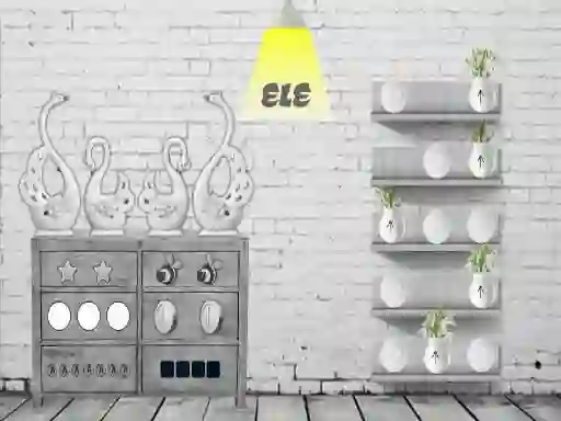 Gioco Black and white House Escape in linea